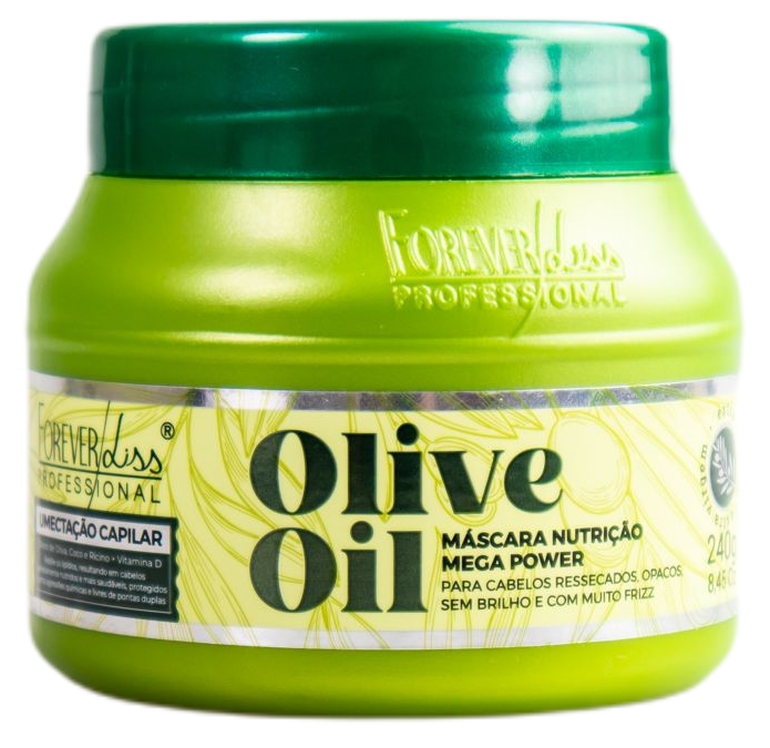 Forever Liss Hair Mask Olive Oil Mega Power Nourishing Nutrition Moiturizing Mask 240g - Forever Liss