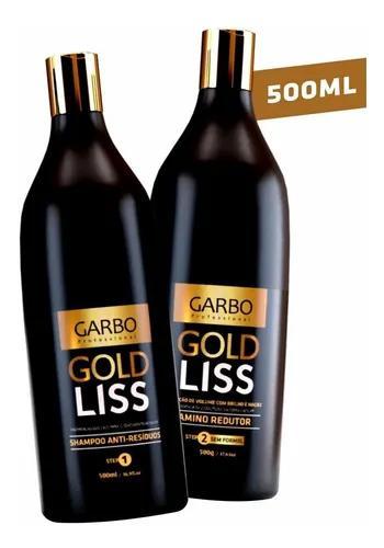 Garbo Brazilian Keratin Kit Progressive Goldliss 2x500ml Garbo Smooth Extreme - Garbo