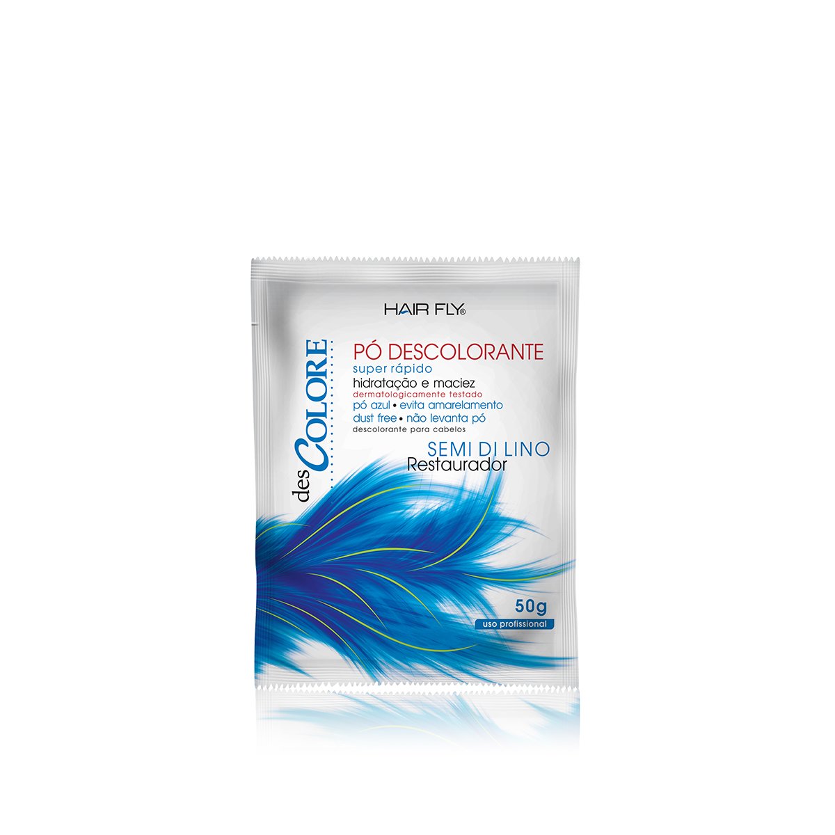 Hair Fly Toning Hair Fly Powder Decolorant Discolore Semi Di Lino 20g