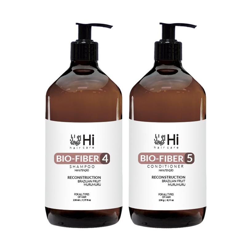 Bio Fiber Home Care Maintenance 2x230ml Kit - Hi Haircare