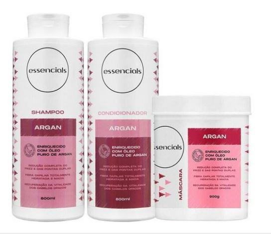 iLike Brazilian Keratin Treatment Essentials Argan Frizz Reduction Recovery Hydration Treatment Kit 3 Prod - iLike