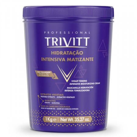 Blondes Trivitt Moisturizing Violet Tinting Mask 1Kg - Itallian Hair Tech