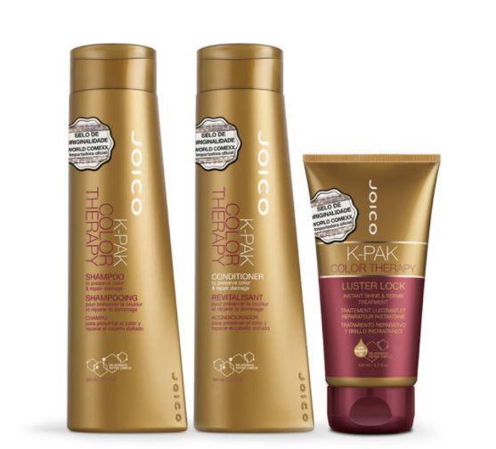 Joico Brazilian Keratin Treatment K Pak Color Therapy Revitalisant  African Manketti Argan Kit 3 Products - Joico