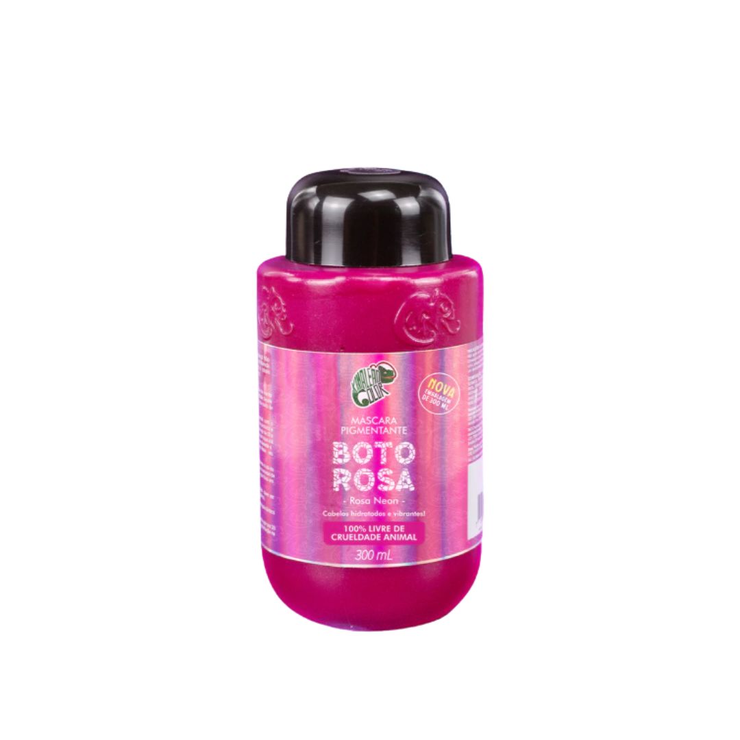 Kamaleão Color Hair Color Kamaleão Color Boto Rosa Pigment Mask 300ml / 10.14 fl oz