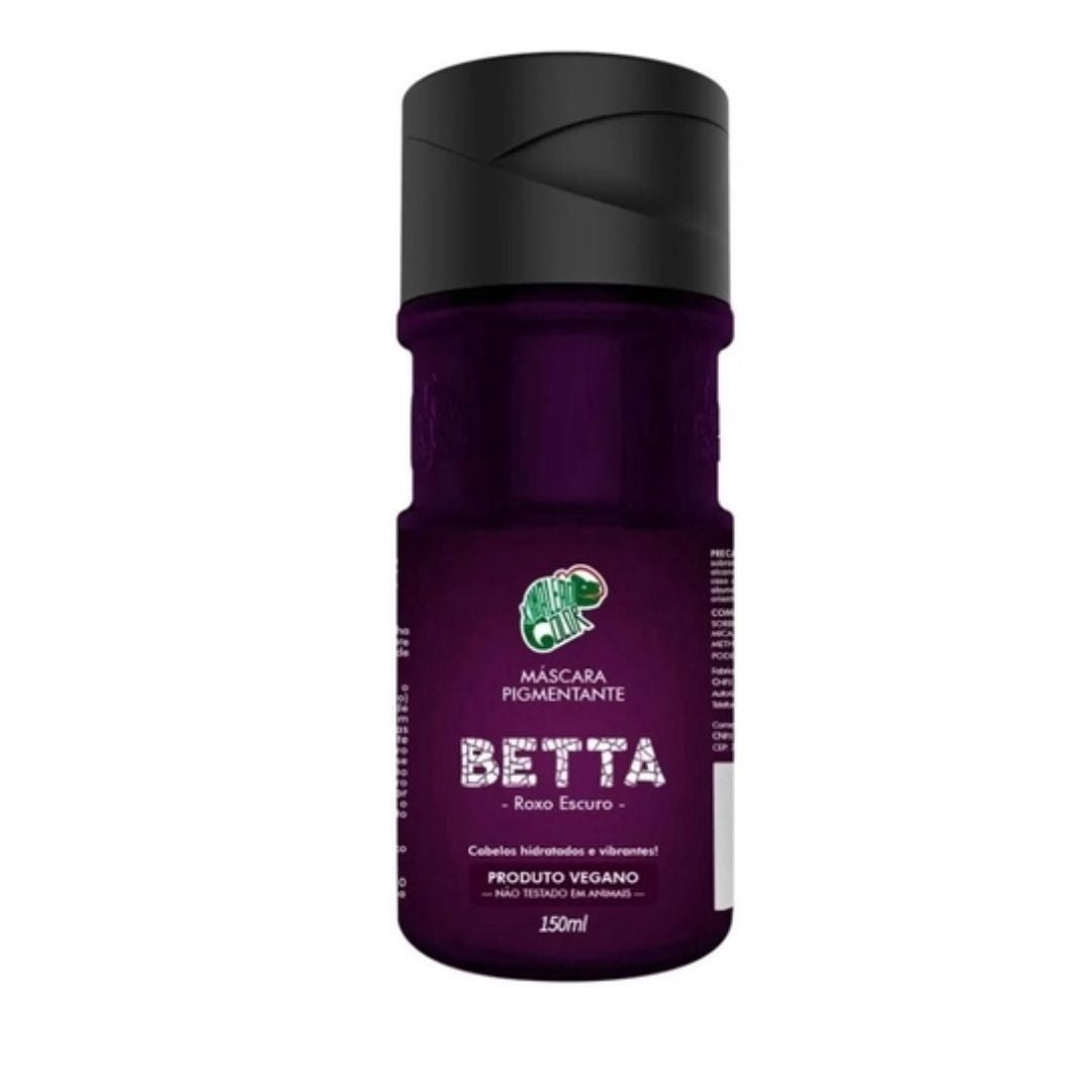 Kamaleão Color Home Care Brazilian Betta Dark Purple Tinting Pigment Vegan Mask 150ml - Kamaleão Color