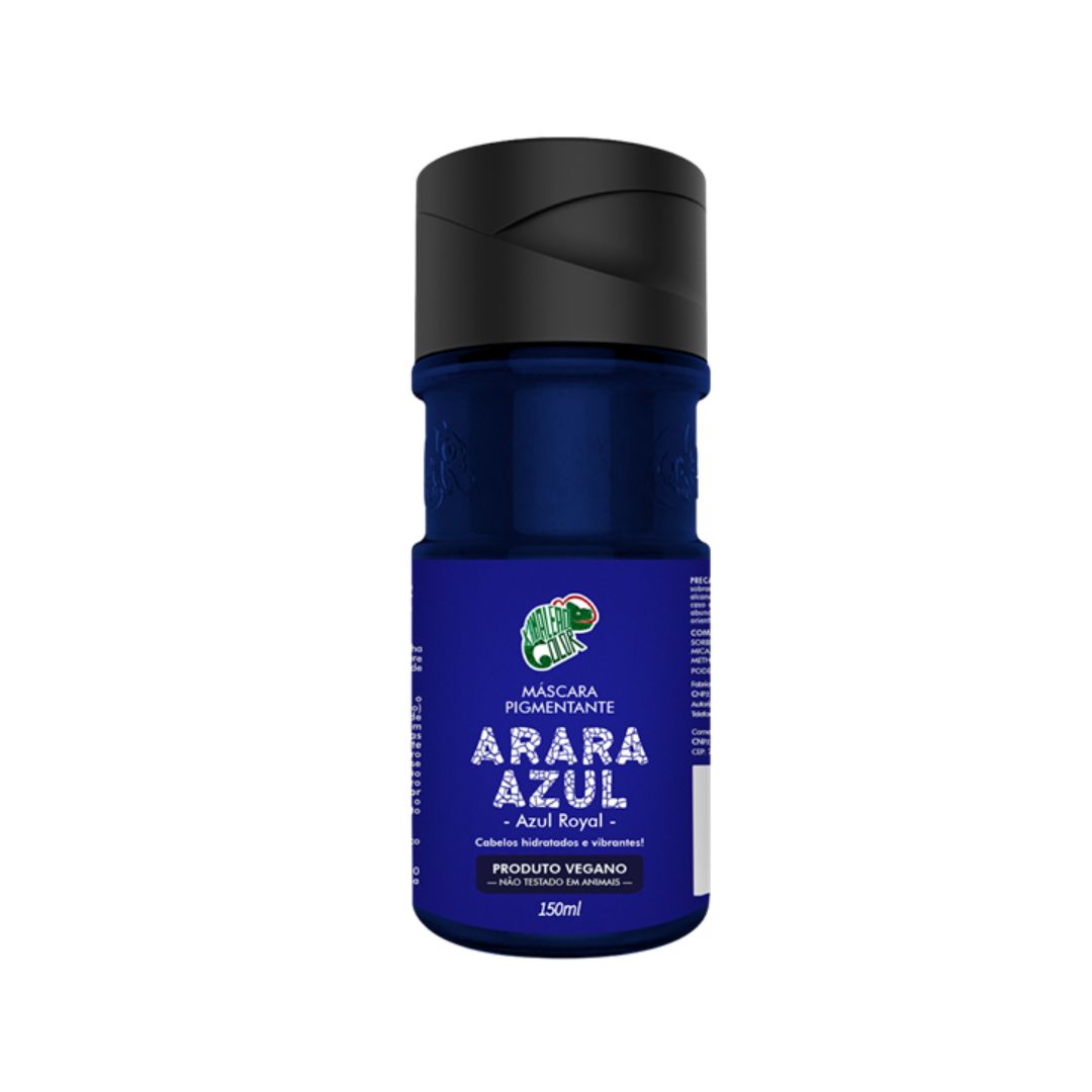 Kamaleão Color Home Care Royal Blue Arara Azul Tinting Pigment Vegan Mask 150ml - Kamaleão Color