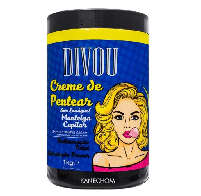 Kanechom Home Care Divou Combing Cream Hair Butter Total Restore Moisturizing Mask 1Kg - Kanechom