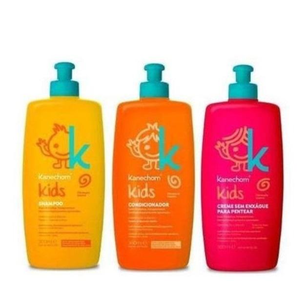 Kanechom Home Care Kids Daily Home Care Proteins Moisturizing Treatment Hair Kit 3x300ml - Kanechom