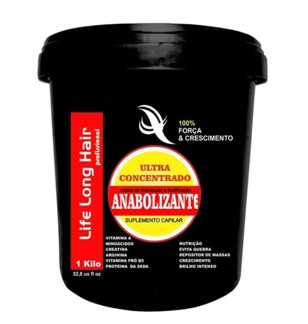 Life Long Hair Hair Mask Anabolizante Replenisher Anabolic Supplement Ultra Mask 1Kg - Life Long Hair