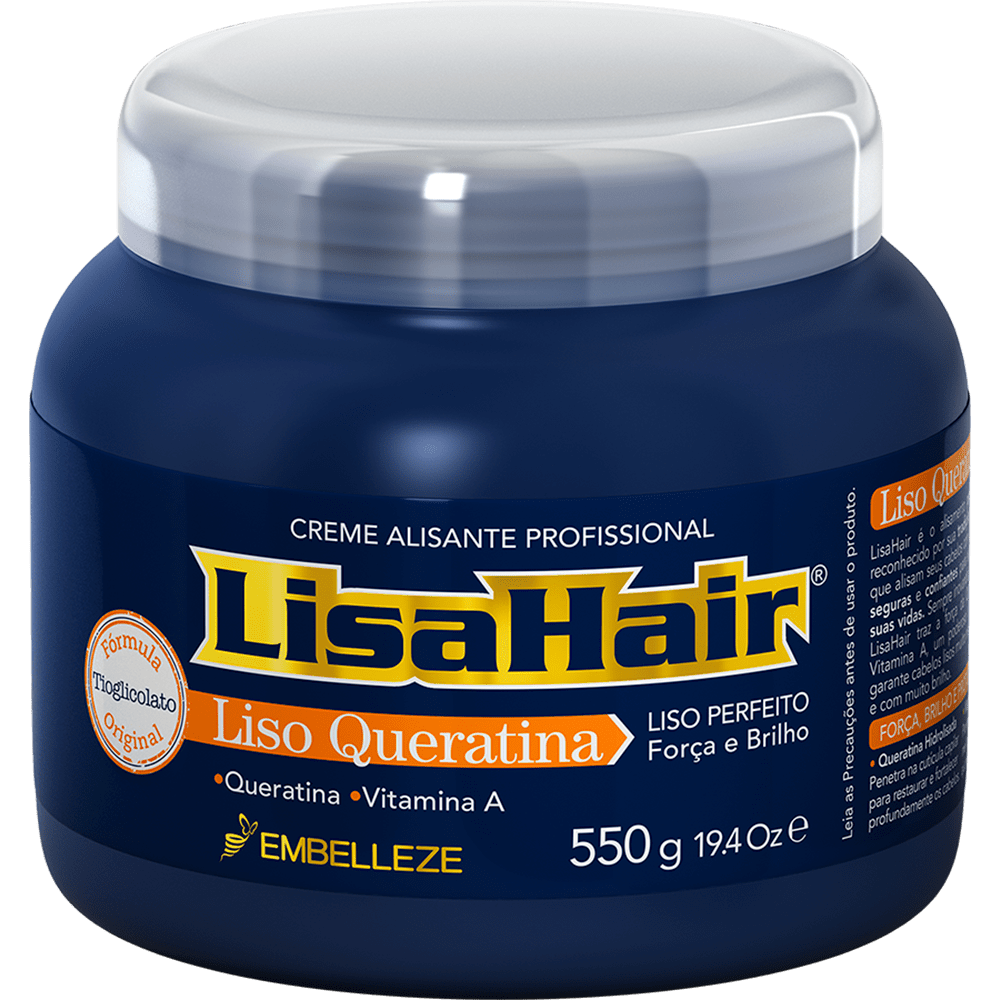 Lisahair Straightening Cream Lisahair Straightening Cream Smooth Keratin 550g