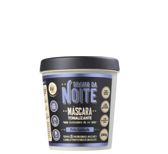 Lola Cosmetics Hair Mask Black Color Illuminator  Drama of the Night Toning Mask 230g - Lola Cosmetics