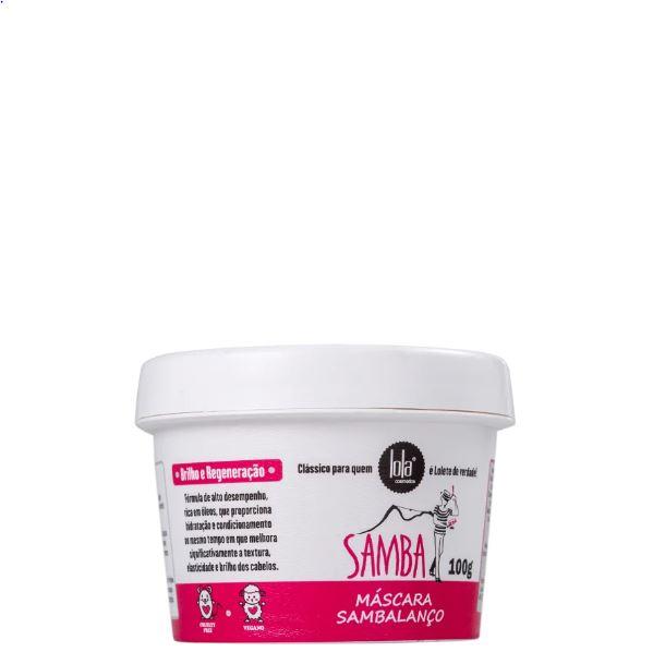 Lola Cosmetics Hair Mask Regeneration Brightness Vegan Samba Sambalanço Mask 100g - Lola Cosmetics