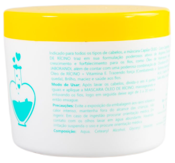 Love Potion Hair Mask Jaborandi Vitamin E Ricino Castor Oil Hair Treatment Mask 300g - Love Potion