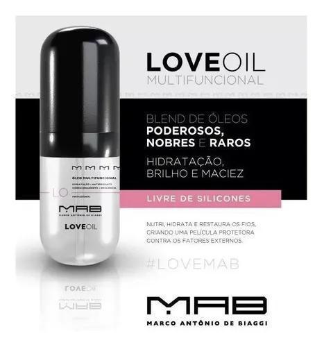 MAB Finisher Oil Capillary Multifunctional Moisturizing Mab Love Oil 38ml - MAB