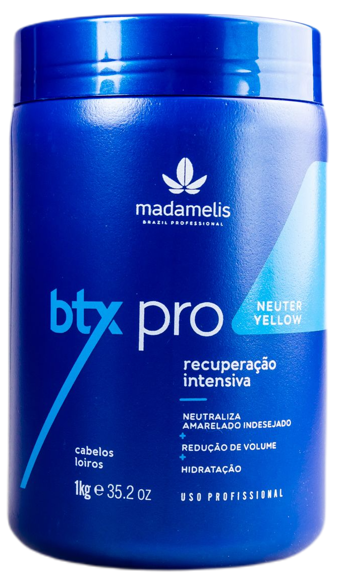 MadameLis Hair Mask Btox Pro Neuter Yellow Hair Mask (Blondes) 1kg - Madamelis