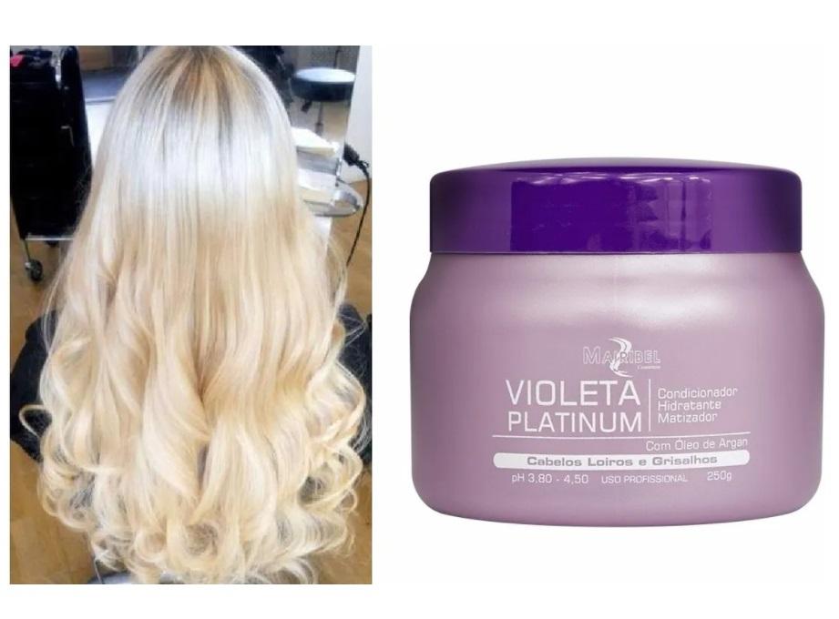 Mairibel Hair Mask Violet Platinum Argan Oil Moisturizing Tinting Intensifier Mask 250g - Mairibel