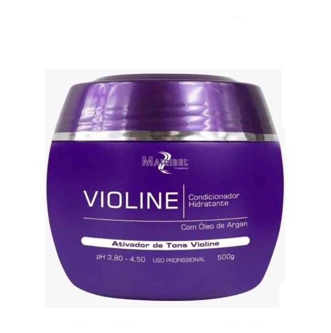 Mairibel Hair Mask Violine Purple Tinting Argan Oil Conditioning Moisturizing Mask 500g - Mairibel