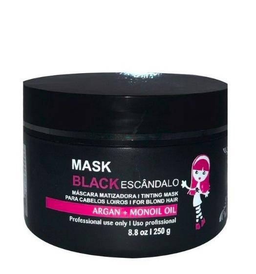 Black Tinting Scandalous Argan Monoi Oil Blondes Mask 250g - Maria Escandalosa