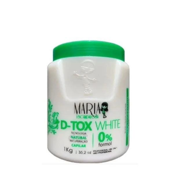 Maria Escandalosa Hair Mask Deep Hair Mask  White Formaldehyde Free Maria Escandalosa 1kg - Maria Escandalosa