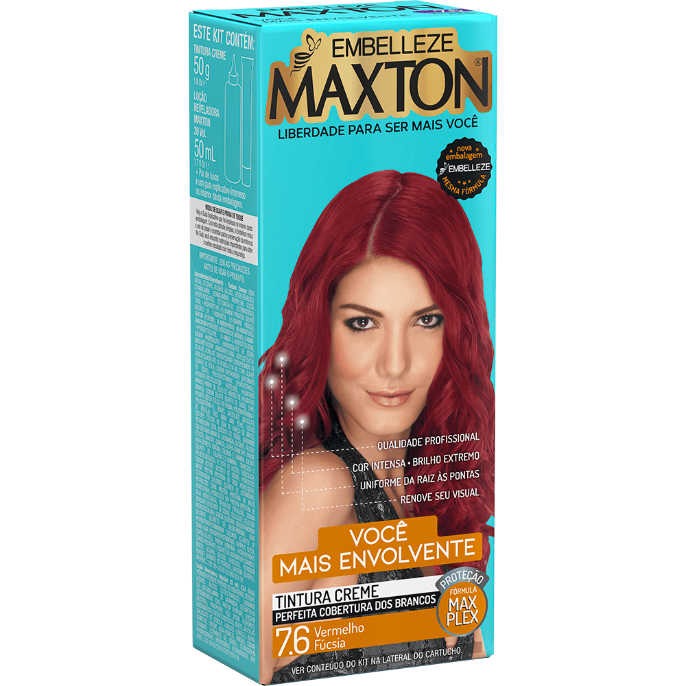 Maxton Hair Dye Maxton Hair Dye Redhead + Fuchsia Red Surroundings Kit