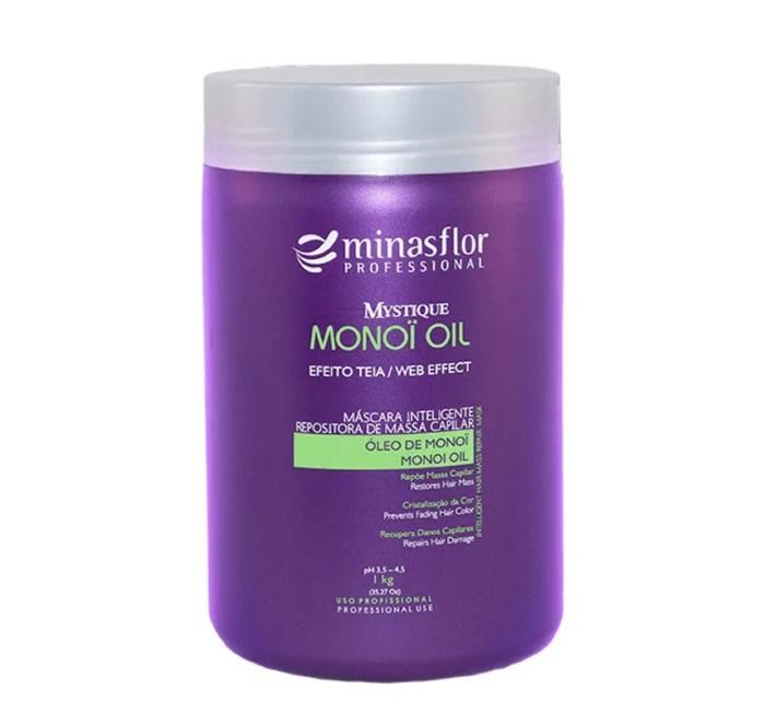 Minas Flor Hair Mask Mystique Monoi Oil Hair Mass Replenisher Revitalizing Mask 1Kg - Minas Flor