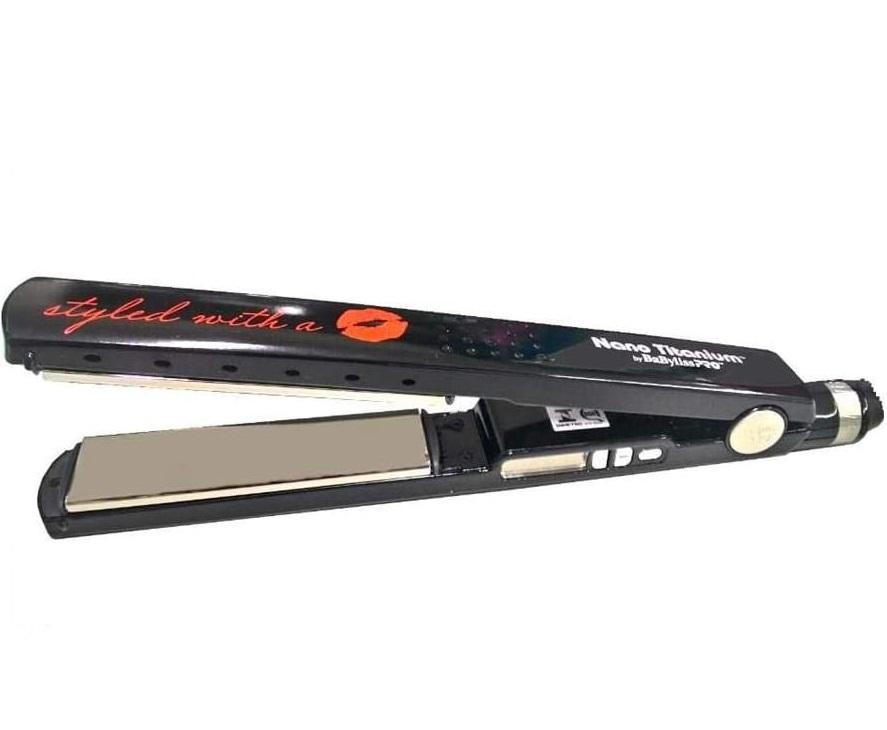 MiraCurl Flat Iron Babyliss Nano Titanium Plate Kiss Stylized Iron Board 110V 127V 450F - MiraCurl