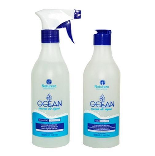 Professional Ocean Water Progressive Brush Hair Treatment 2x500ml - Natureza