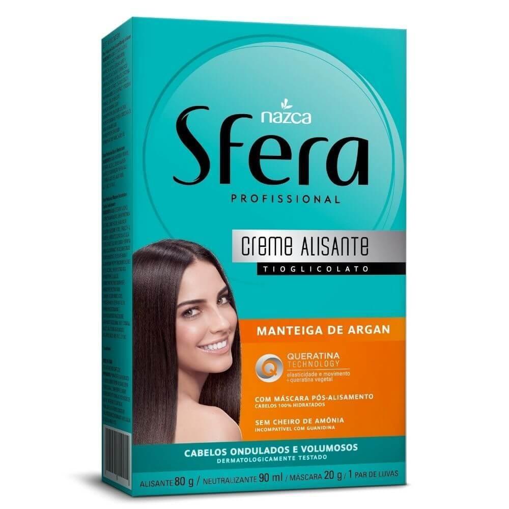 NAZCA Brazilian Keratin Treatment Sfera Profissional Karité Shea Butter Wavy Voluminous Straightening Kit - Nazca