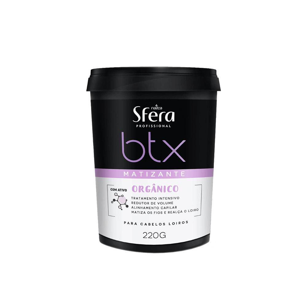 NAZCA Hair Mask BTX Orgânico Matizante Sfera Profissional 220G / BTX Organic Matizante Sfera Professional 220G