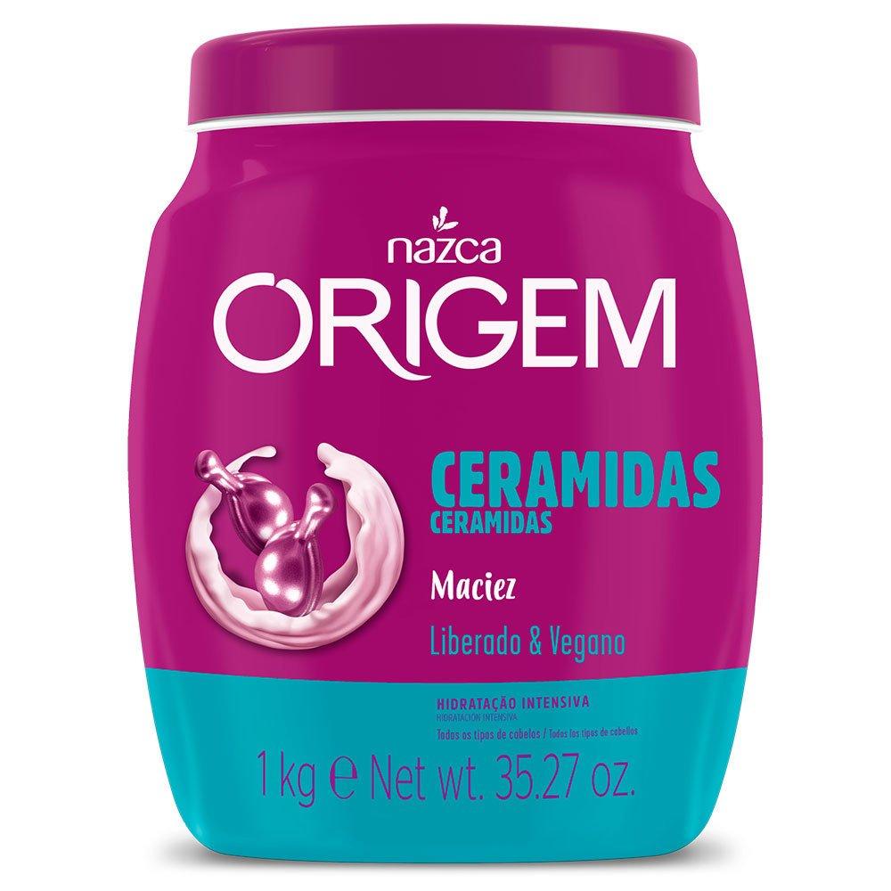 NAZCA Hair Mask Origem Ceramidas Moisturizing Cream Ceramides Softness Hair Mask 1kg - Nazca