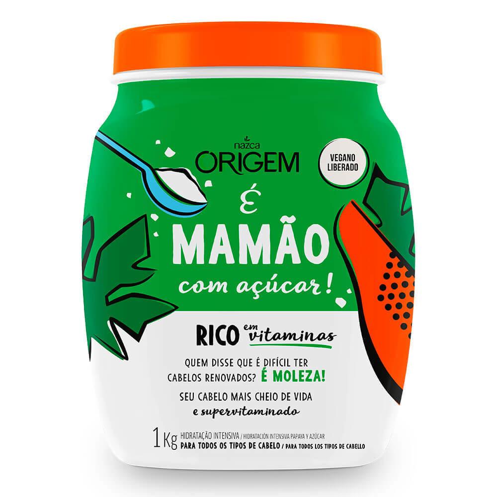 NAZCA Hair Mask Origem Moisturizing Mamão Papaya Sugar Vitamins Hair Mask 1kg - Nazca