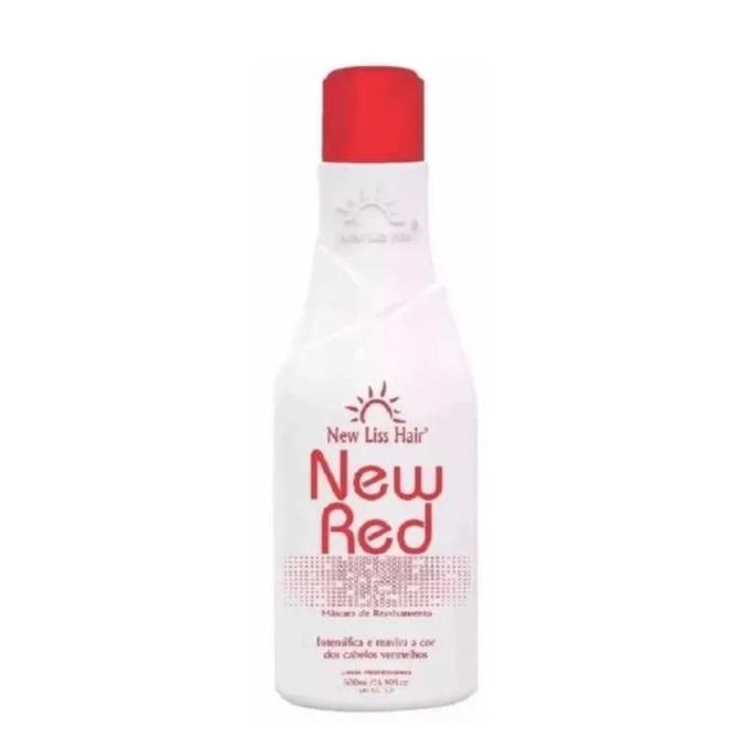 New Liss Hair Hair Mask New Red Tinting Color Intensifying Revival Hair Mask 500ml - New Liss Hair