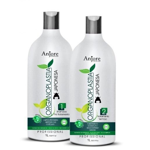 Professional Japanese Progressive Organoplasty Hair Treatment Kit 2x1L - Anjore
