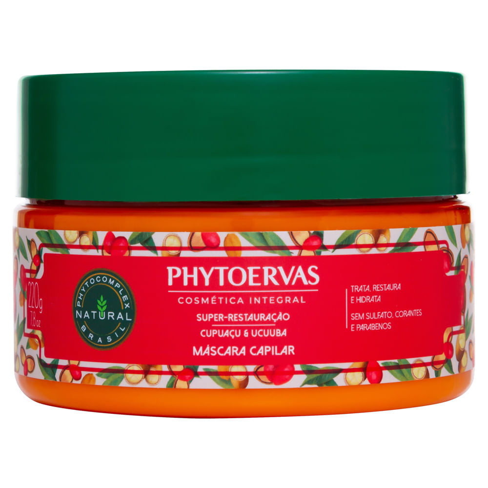 Phytoervas Hair Dryer Accessories Phytoervas Super Restoration Hair Mask Cupuaçú and Ucuúba 220g