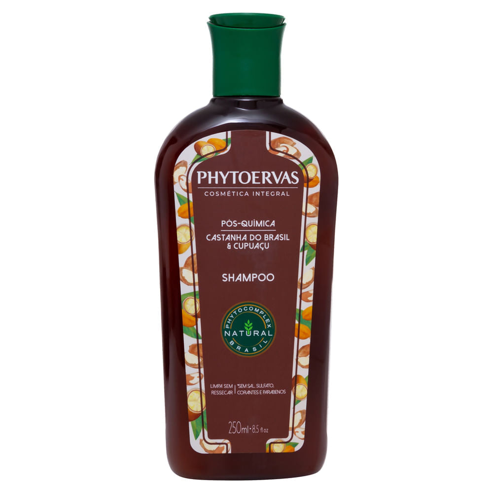 Phytoervas Shampoo Phytoervas Post Chemical Shampoo Chestnut and Cupuaçu 250ml