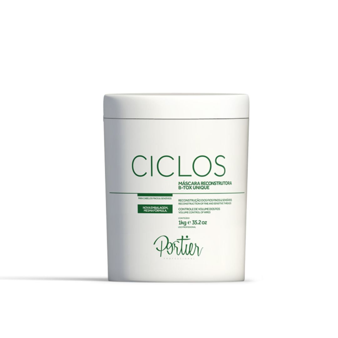 Portier Brazilian Hair Treatment Ciclos B-Tox Unique Reconstruct Mask 1kg - Portier