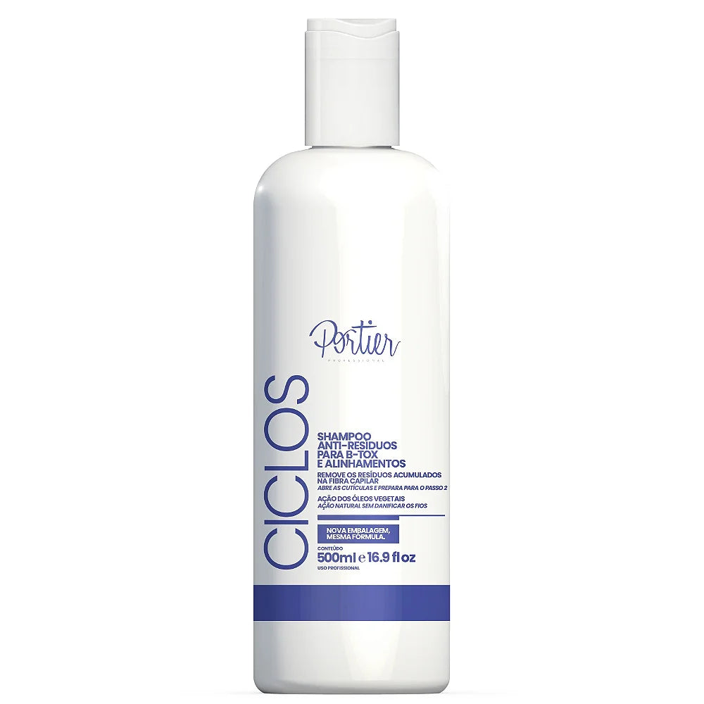 Portier Shampoo Portier Ciclos Anti Residues Shampoo 500ml / 16.9 fl oz