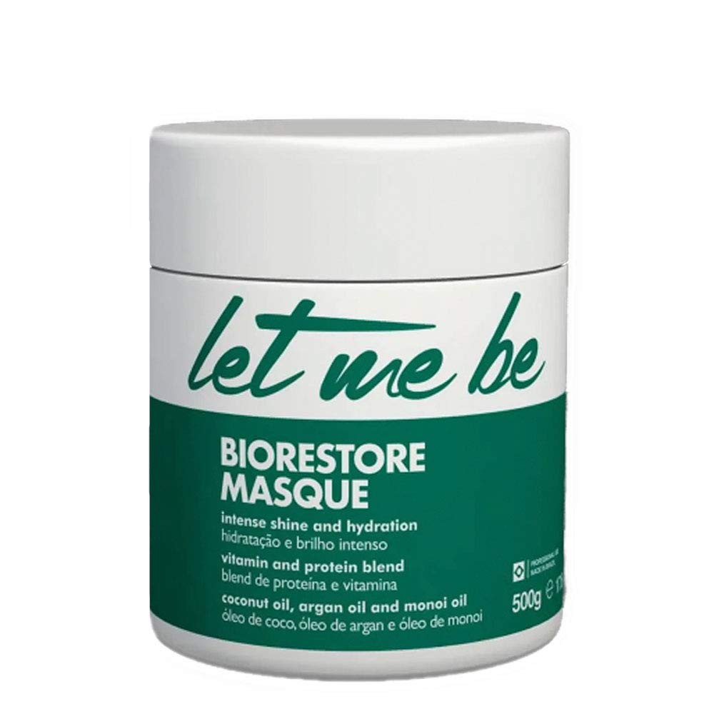 ProSalon Brazilian Keratin Treatment Let Me Be BioRestore Natural Extracts Coconut Argan Monoi Mask 500g - ProSalon