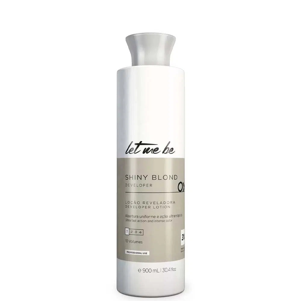 ProSalon Brazilian Keratin Treatment Let Me Be Shiny Blond Creamy OX 20 Vol. 12% Revealing Lotion 900ml - ProSalon