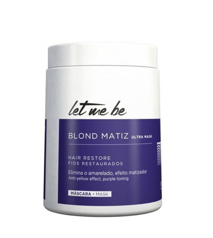 ProSalon Hair Mask Anti Yellow Ultra Blue B-btox Blond Matiz Platinum Tinting Mask 500ml - ProSalon