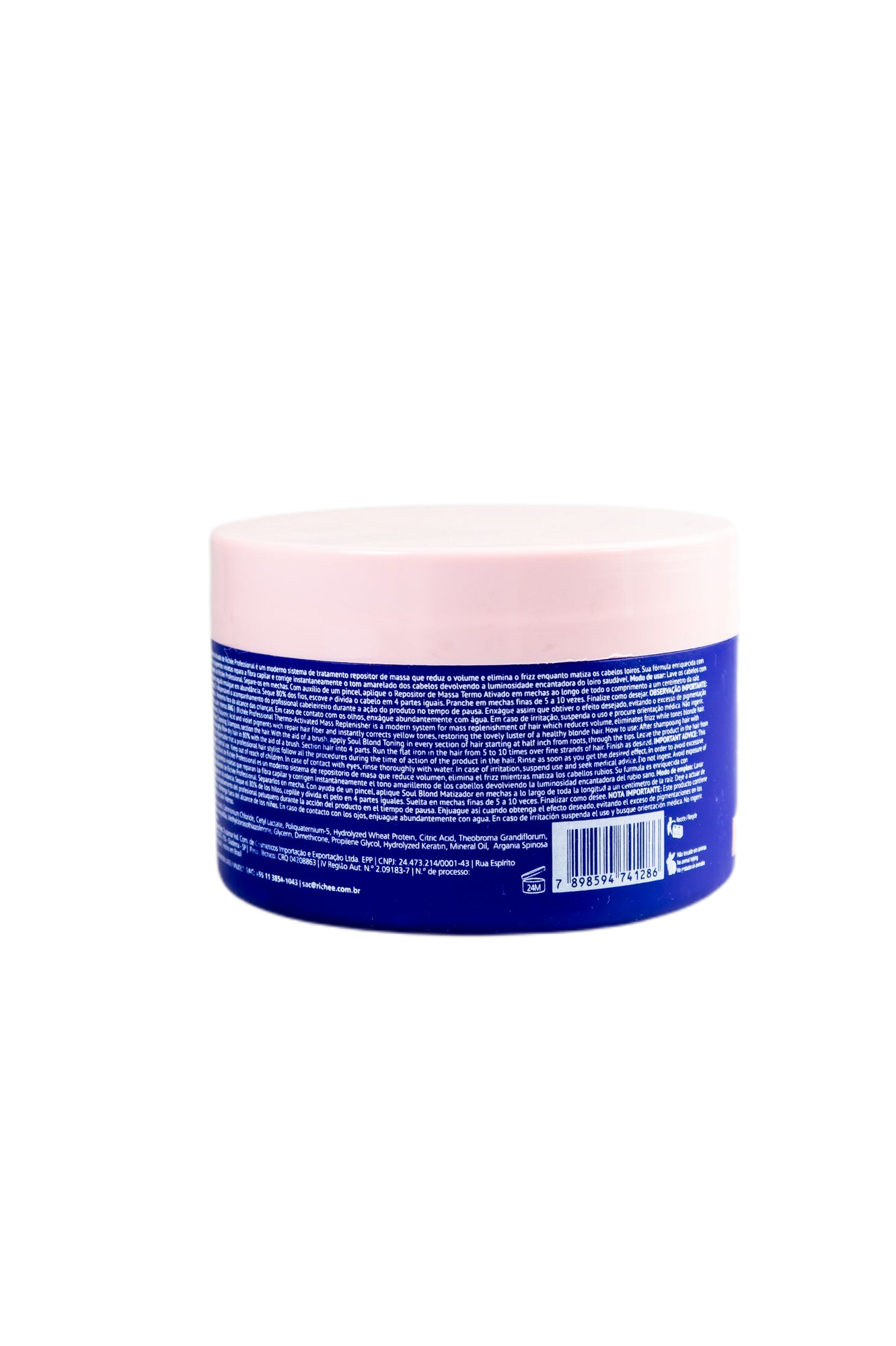 Richée Brazilian Keratin Treatment Thermo Activated Mass Replenisher Soul Blond Hair Treatment Mask 300g - Richée