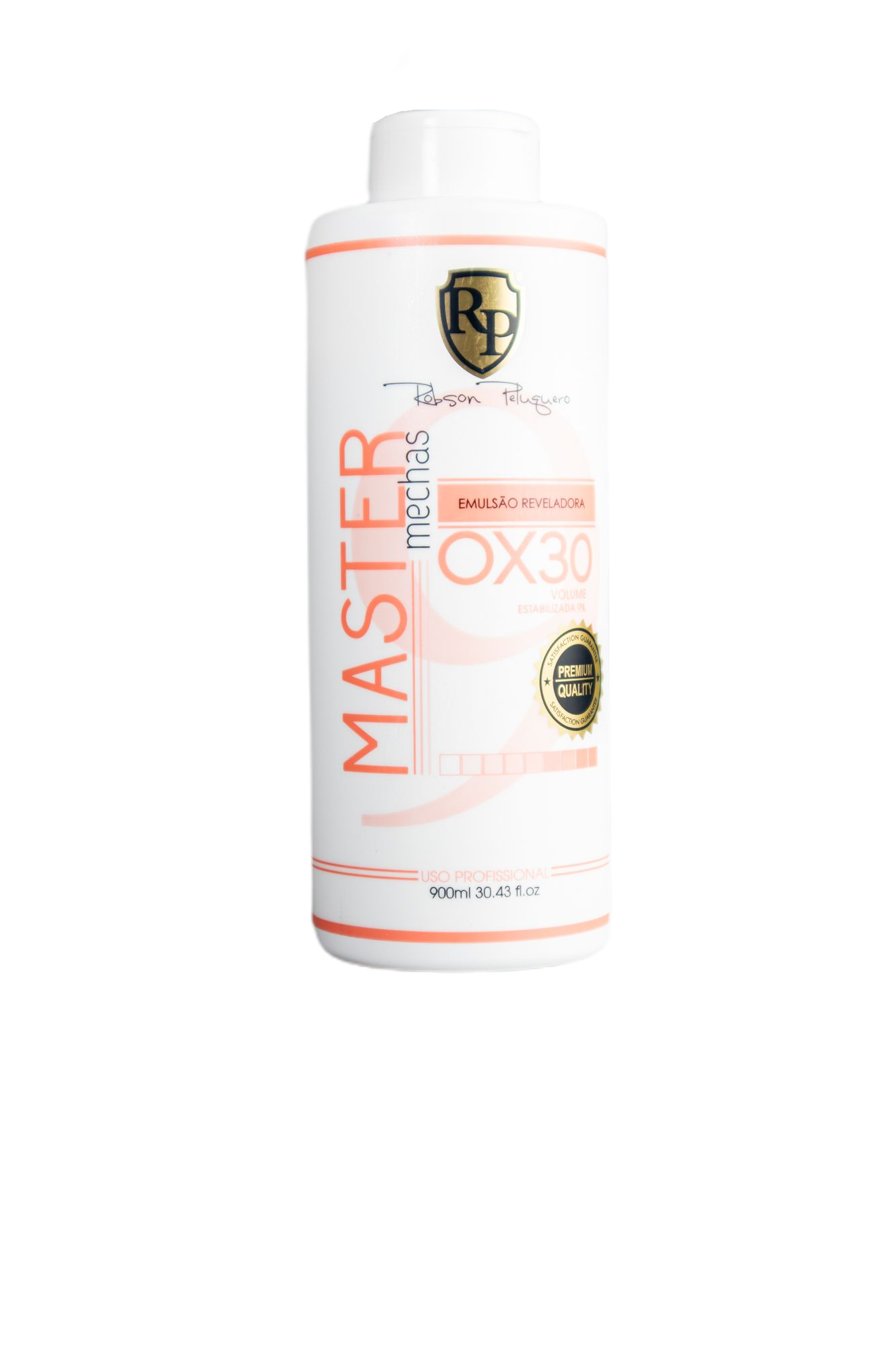 Robson Peluquero Hair Treatment Bleaching Powder Master Mechas Revealing Emulsion OX 30 900ml - Robson Peluquero