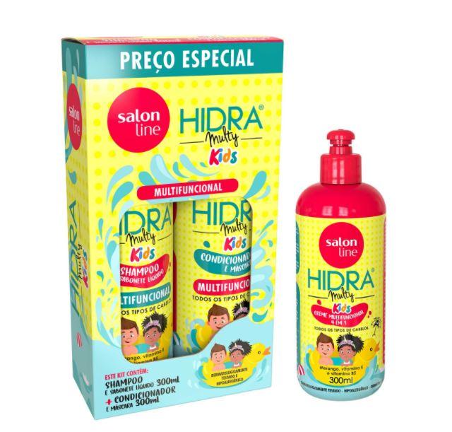 Salon Line Home Care Hydra Multy Kids Home Care Maintenance Daily Treatment Kit 3x300ml - Salon Line