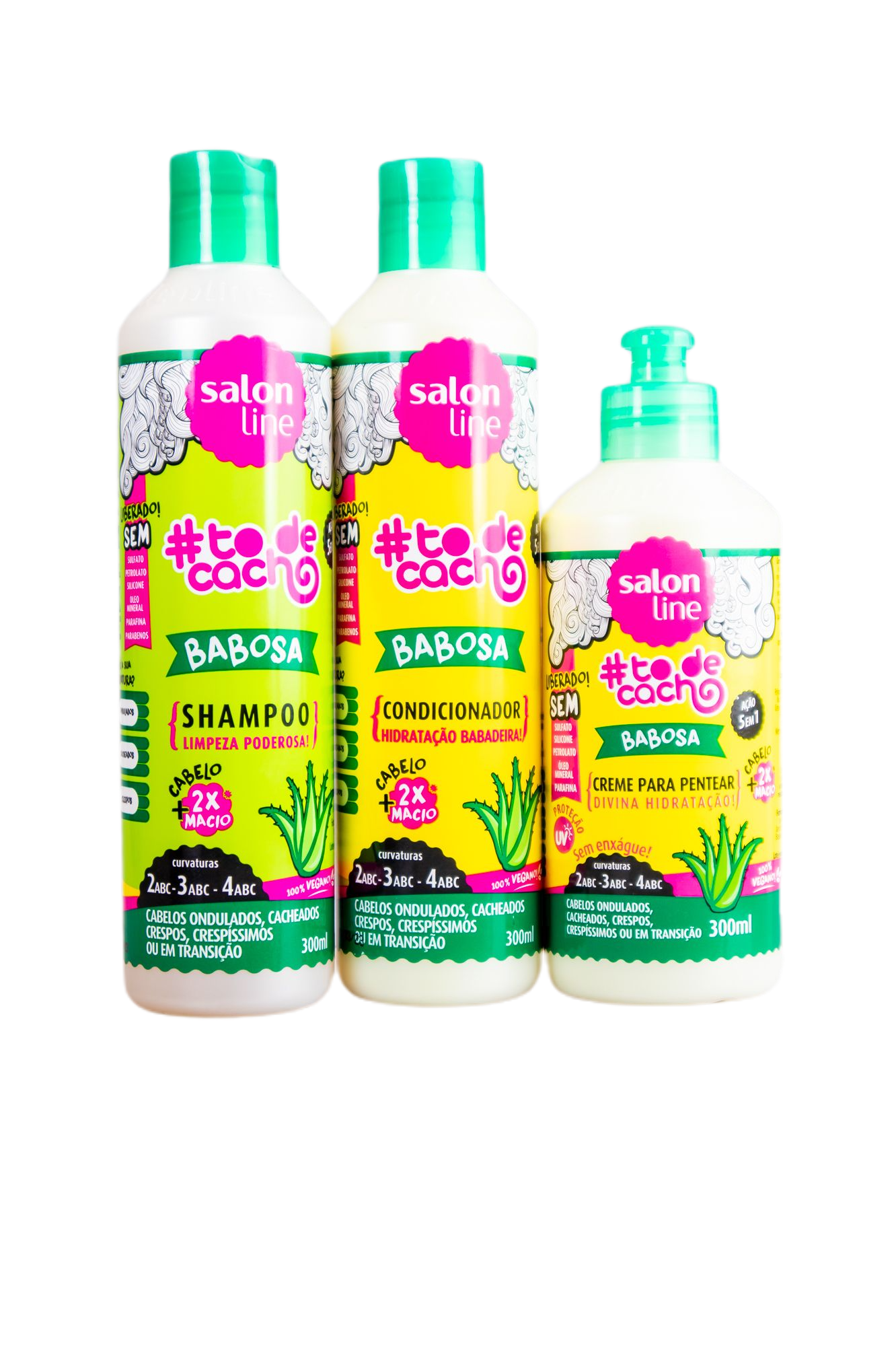 Salon Line Home Care Professional Keratin Maintenance Kit Aloe Vera Babosa 3 Products - Salon Line