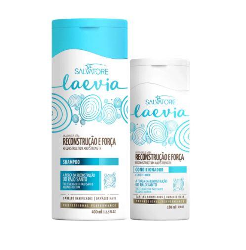 Salvatore Home Care Damaged Hair Strenght Reconstruction Laevia Shampoo Conditioner Kit - Salvatore