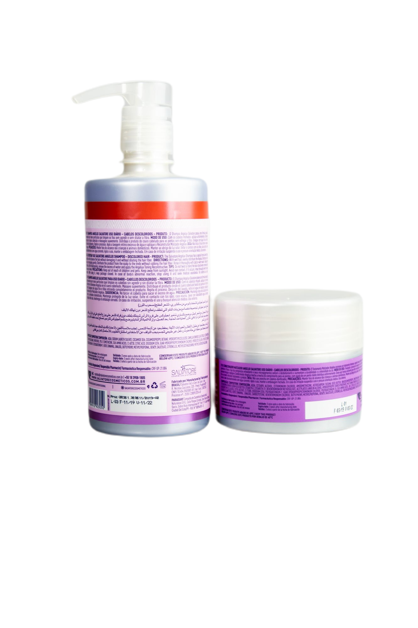 Salvatore Home Care Kit Angelux Matizador Shampoo + Conditioner - Salvatore