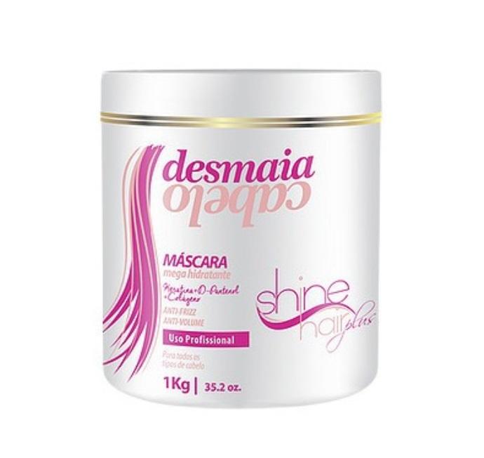 Shine Hair Hair Mask Desmaia Cabelo Moisturizing Keratin Panthenol Collagen Mask 500g - Shine Hair