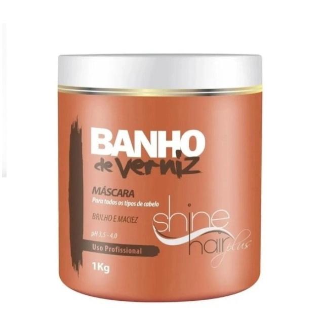 Shine Hair Hair Mask Varnish Bath Shine Softness Alignment Keratin Treatment Mask 1Kg - Shine Hair