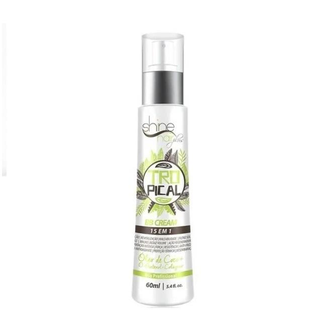 Shine Hair Home Care BB Cream Tropical 15 Benefits Daily Protector Finisher Fluid 60ml - Shine Hair