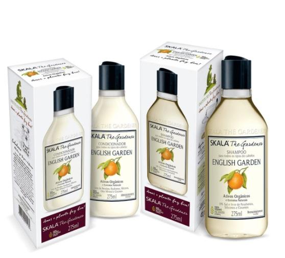 Skala Brazilian Keratin Treatment The Gardeners English Garden Vitamin C Organic Vegan Kit 2x275ml   Skala